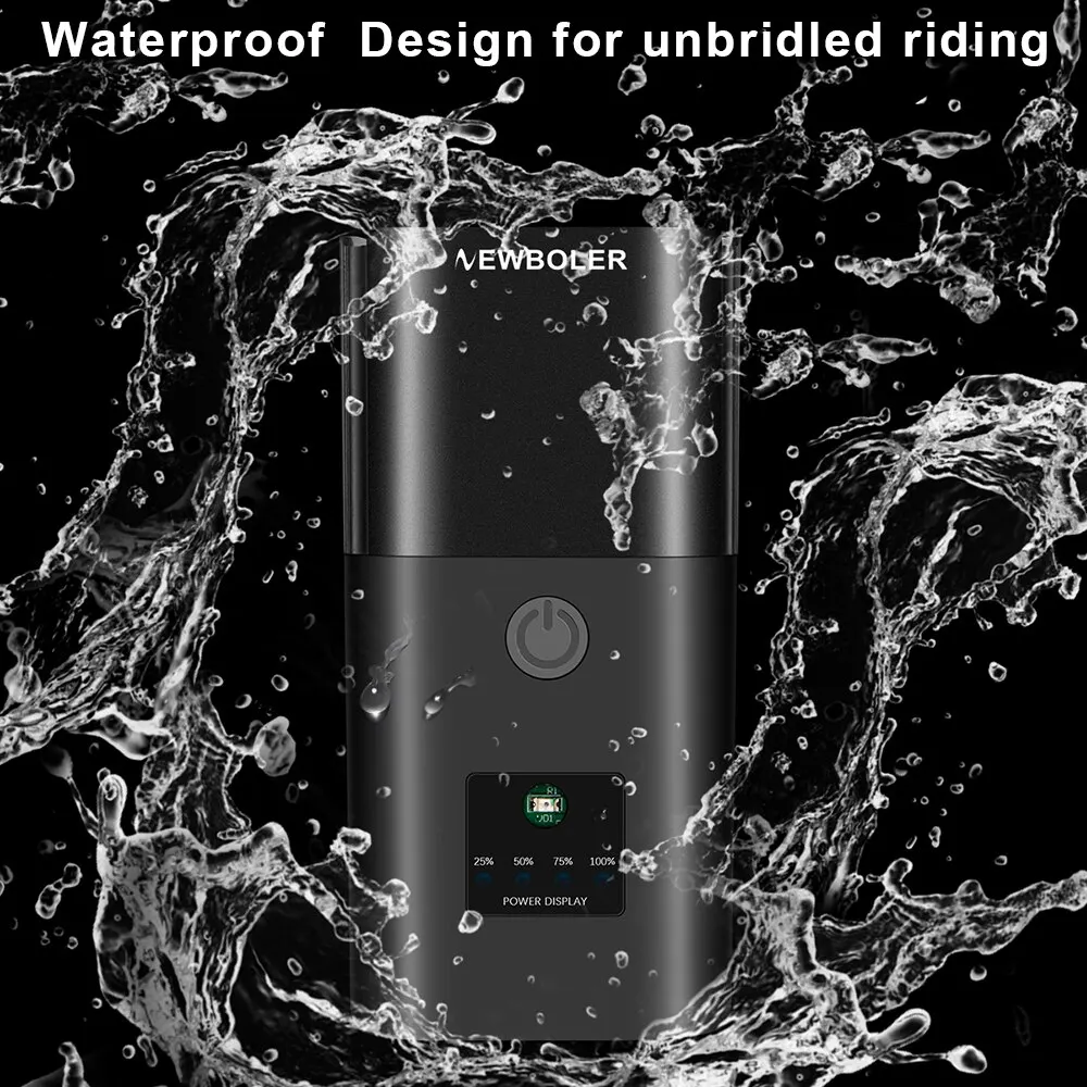 Luce per bicicletta 1000Lumen 4000mAh faro per bici Power Bank torcia per manubrio ricarica USB MTB ciclismo su strada evidenziare - immagine 6