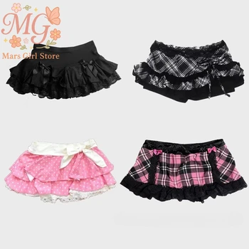Y2K Vintage Gothic Low Waist Mini Skirt Women Dark Aesthetic Sexy Retro Streetwear Slim Fit Summer Fashion Harajuku Short Skirt 1