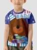 Cute Hey-D-DuggeeS 3D Print Baby Clothing 5 to 14 Years Male Outdoor Clothes for Children Boy Girl Child T-Shirt Top Shirts 4