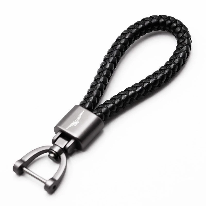 Exquisite Woven Keychain for Motorcycle Enthusiasts