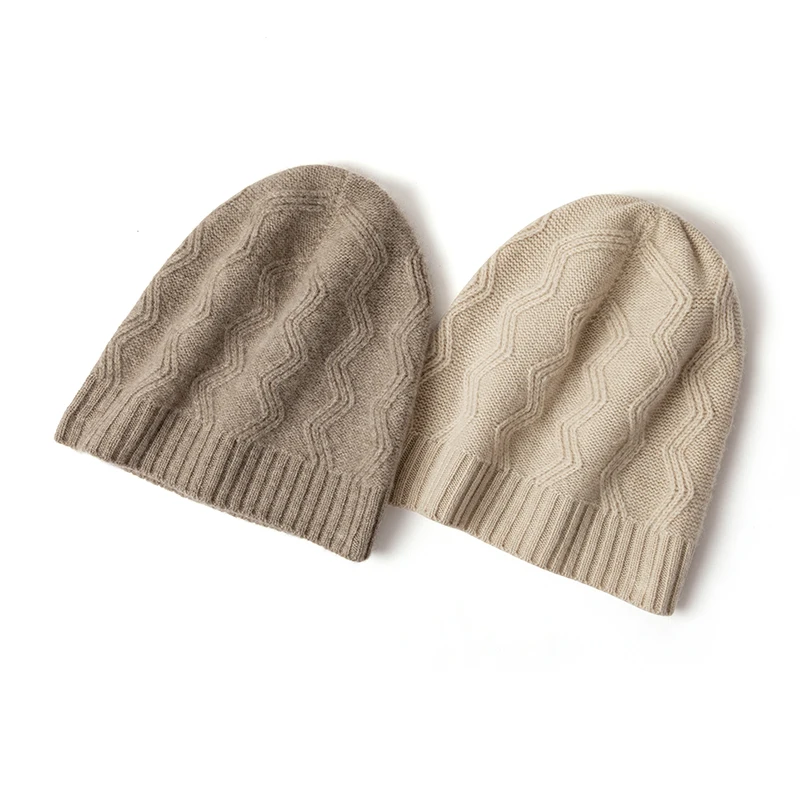 

Autumn and Winter Keep Warm Cashmere Hat Casual for Men and Women's Unisex Knitted Wool Ear Protector Soft Skullies Beanies