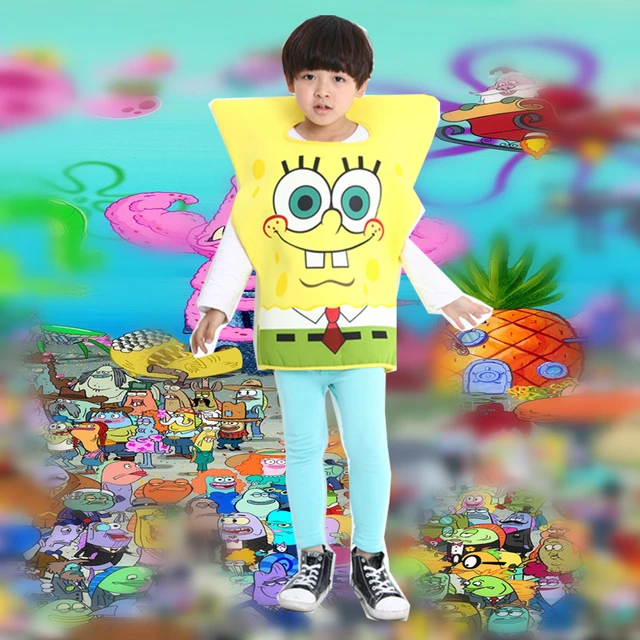 Compleanno quadrato giallo spugna Costume Cosplay Bob Patrick Star Kid  Cartoon Anime periferiche giocattolo regalo - AliExpress