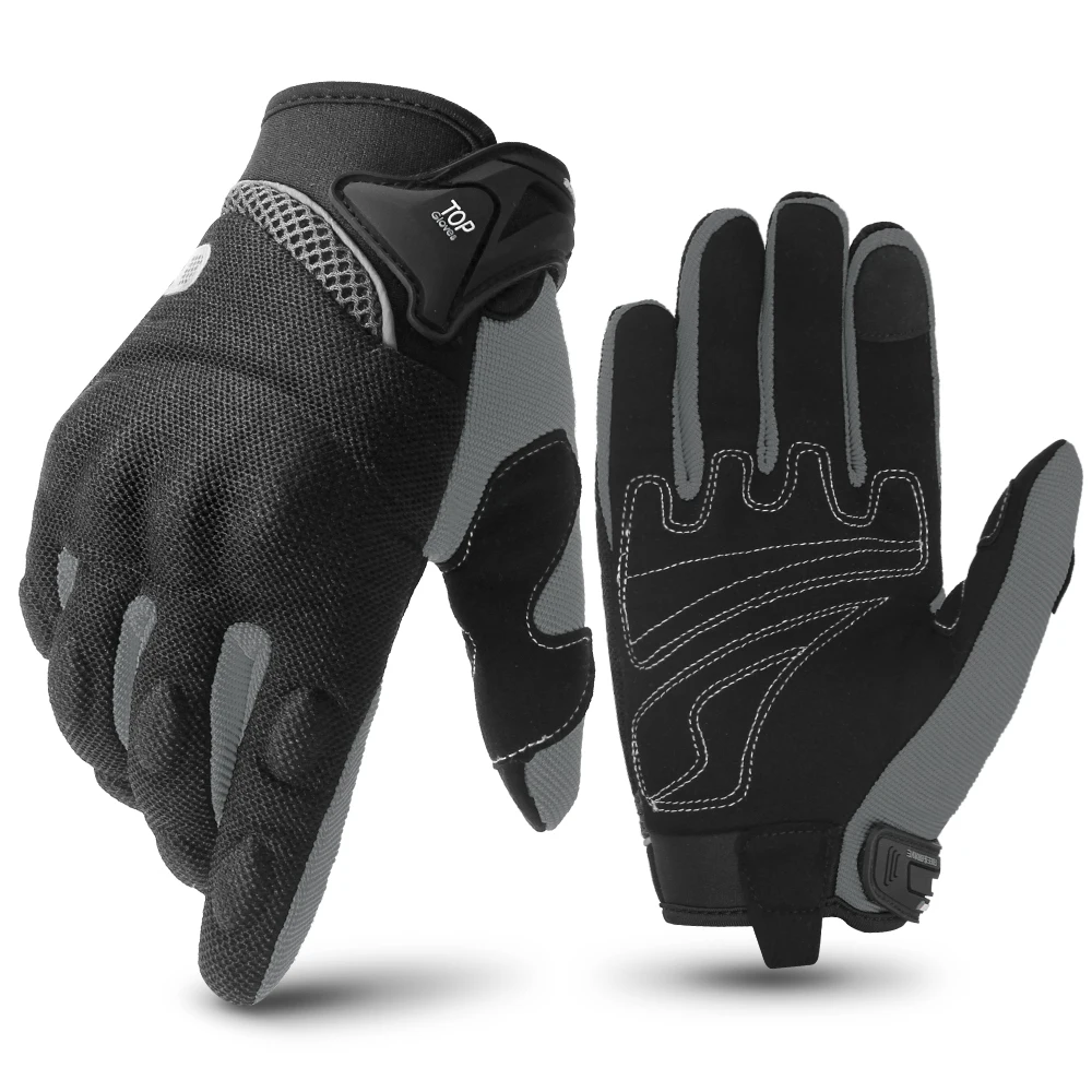 Breathable Touch Screen Motorcycle Racing Gloves - Summer Sports Protective Gear