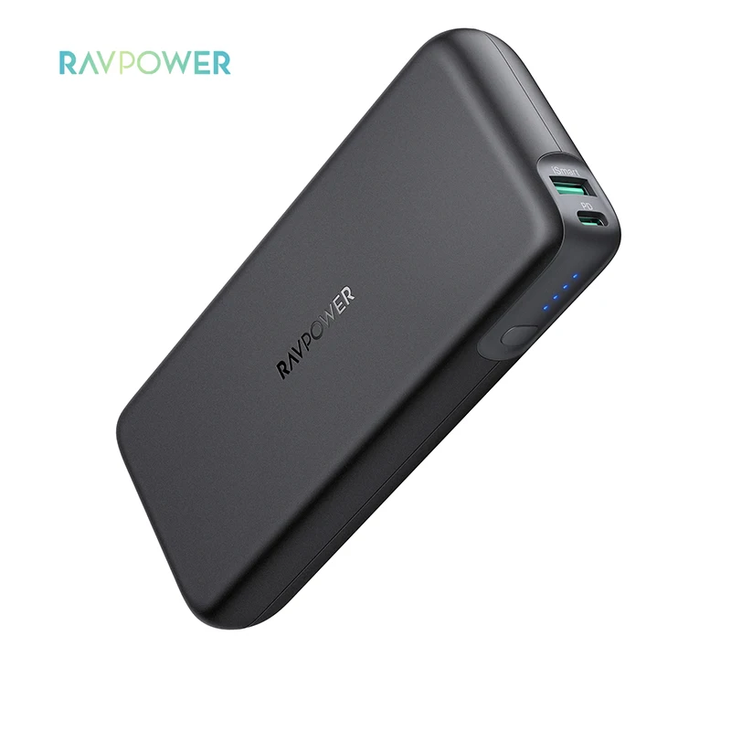 Портативное зарядное устройство RAVPower RP-PB201 PD для быстрой зарядки, Универсальное портативное зарядное устройство 20000 мАч 60 Вт, портативное зарядное устройство для ноутбука