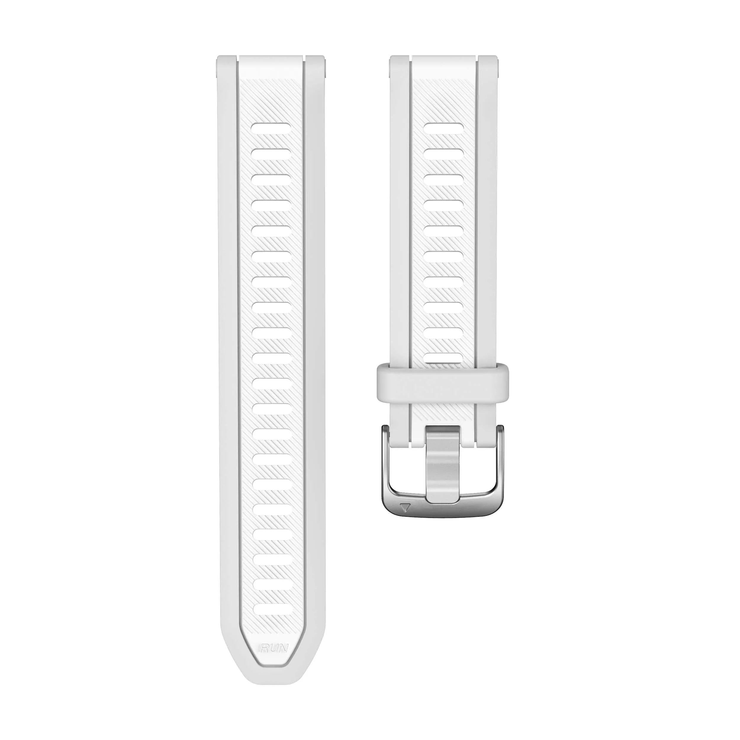 Schnellverschluss 20 mm zweifarbiges Sport-Silikonarmband für Garmin Forerunner 165 Music 245 645 55/Venu 2 Plus/Vivoactive 5 Uhrenarmband – Detail 22