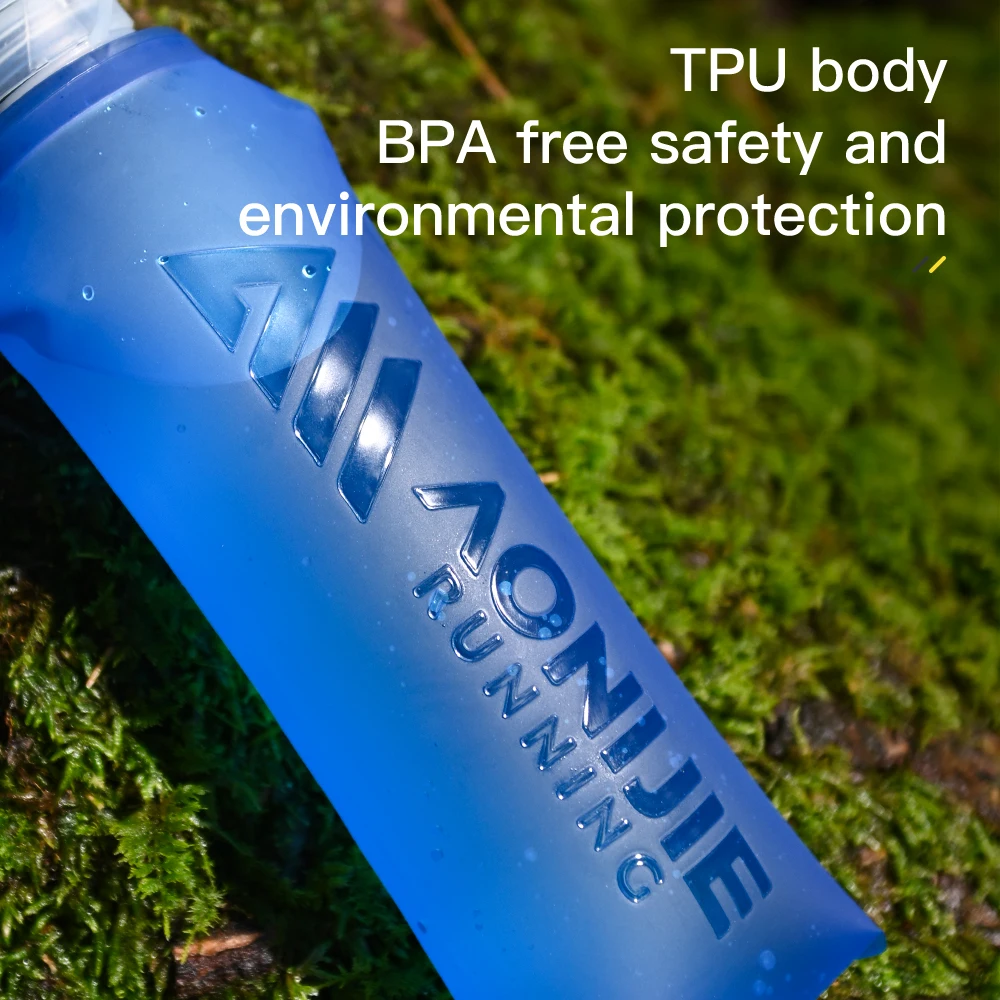 AONIJIE SD31 250ml / 500ml Soft Flask Collapsible Foldable TPU Water Bottles for Outdoor Sports Hydration Running Hiking Cycling sports water bottle,sports water bag