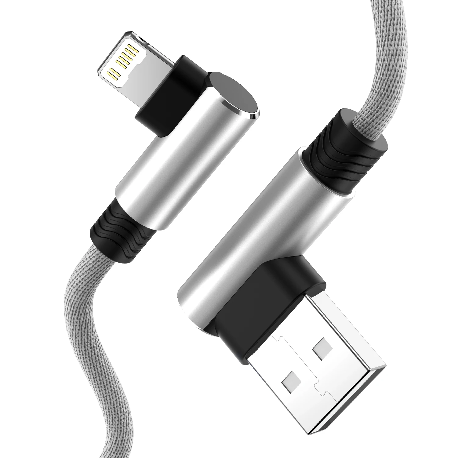 ตัวเลือกสินค้า สายชาร์จ USB 90 องศา สำหรับ iPhone และ iPad