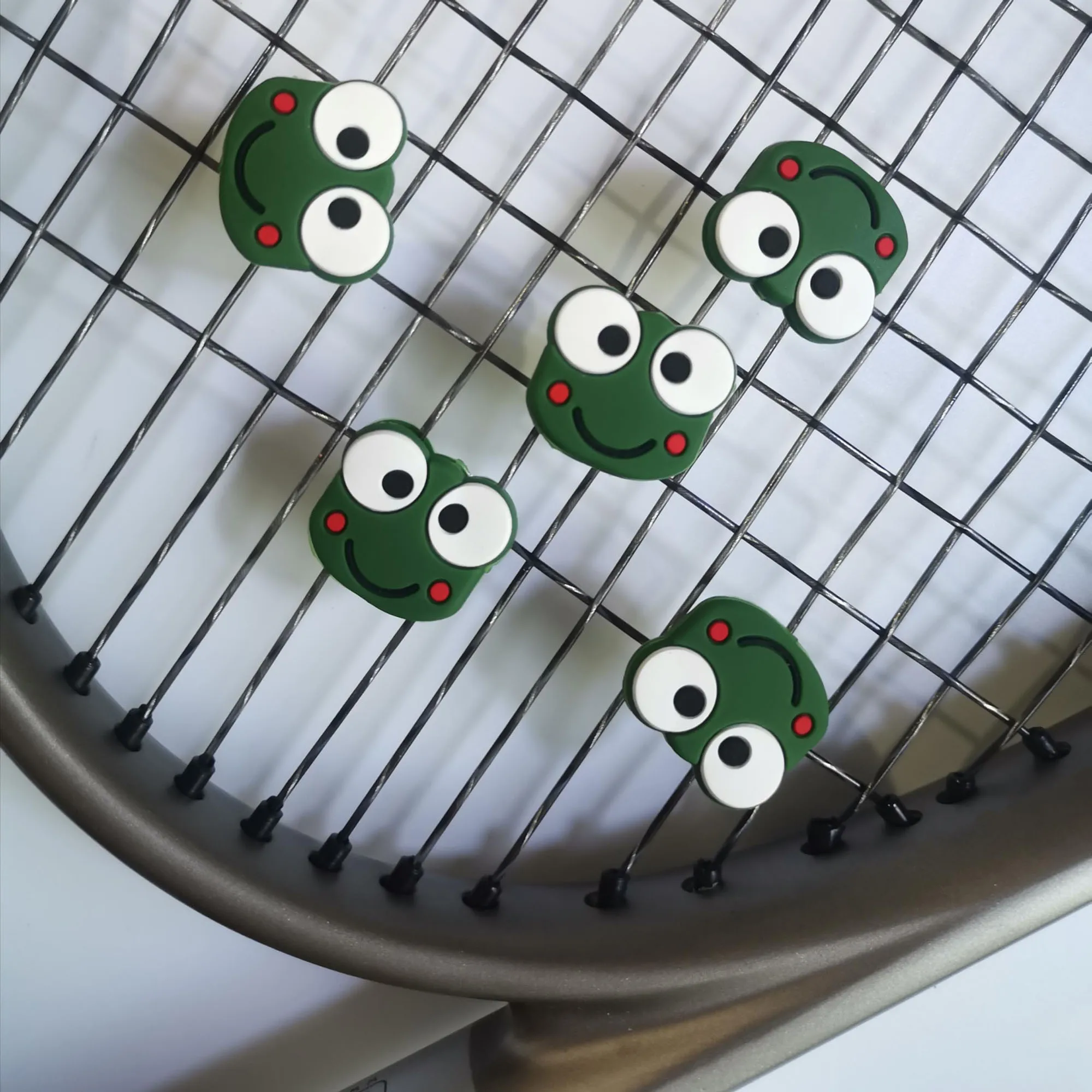 50 Pcs Keroppi Tennis Racket Dampener Tennis Shock Absorber Accessories Gifts