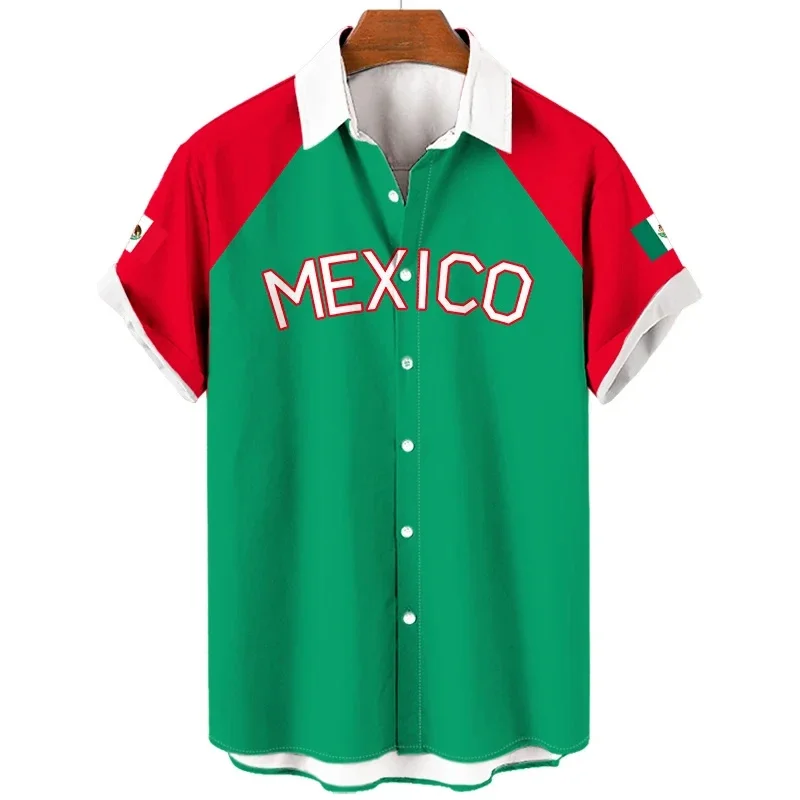 thumbnail image 1 of Camisas con estampado 3D de banderas de países para hombres, ropa de moda, blusas gráficas de nación simples, ropa de calle, blusas de vacaciones de manga corta para hombres, 1 of 4