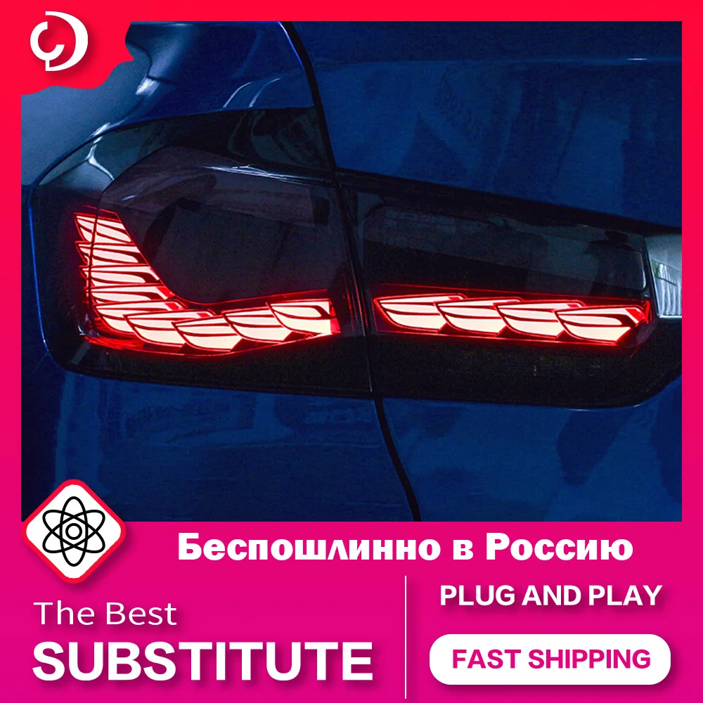 

AKD Car Styling Taillights for BMW F30 2013-2019 F35 F80 320i 325i LED Tail Light DRL Tail Lamp Turn Signal Rear Reverse Brake