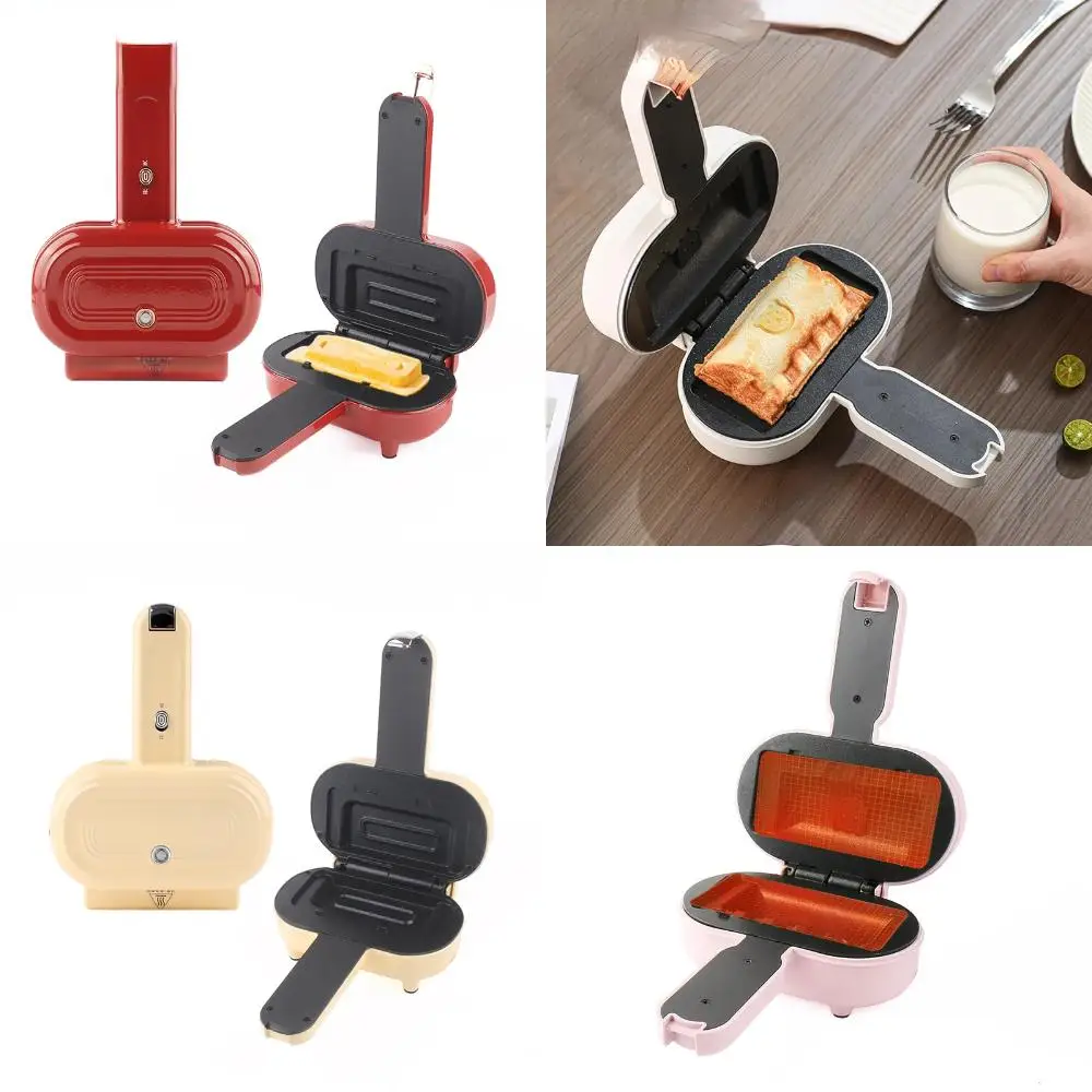Double-Sided Press Sandwich Machine Frying Baking Pan Mini Cheese Grill Breakfast Maker Bread Hot Dog Toaster Oven
