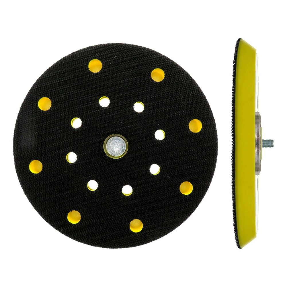

6 Inch 150mm 17 Holes Backing Pad Hook & Loop Sander Sanding Disc Flocking Plate Backing Plate Sander Grinding Power Tools