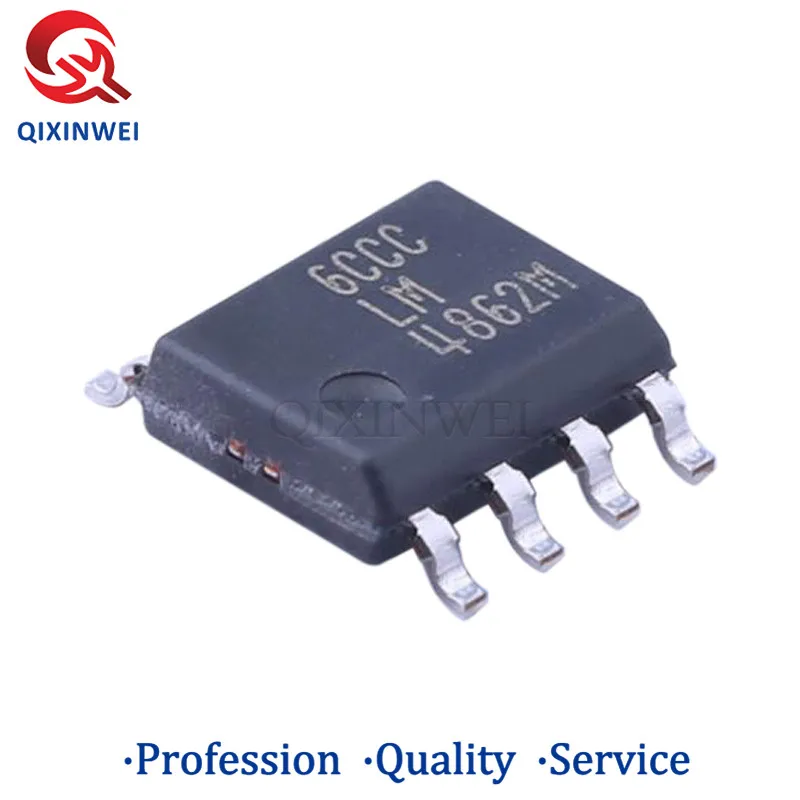 

10 шт./лот LM4862MX LM4862M LM4862 SOP-8 100% новая Оригинальная фотография