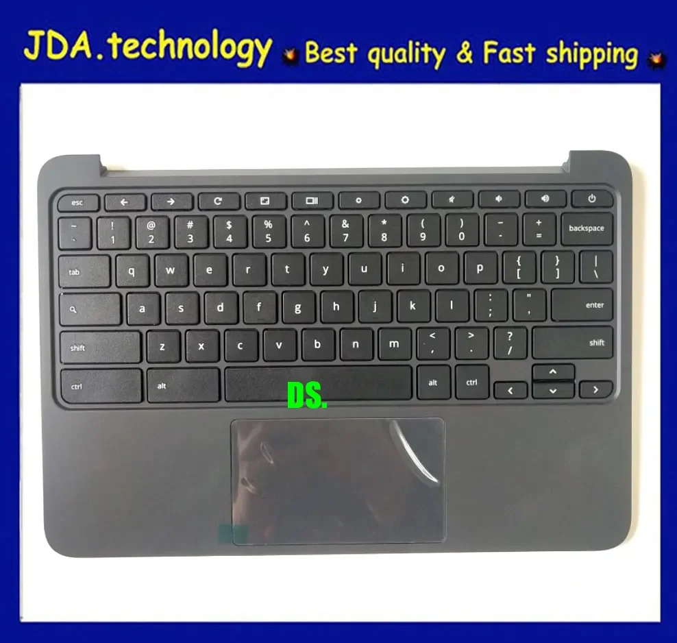 

MEIARROW New/orig palmrest top cover for 11.6 HP Chromebook 11 G5 EE upper cover US keyboard Touchpad 917442-001