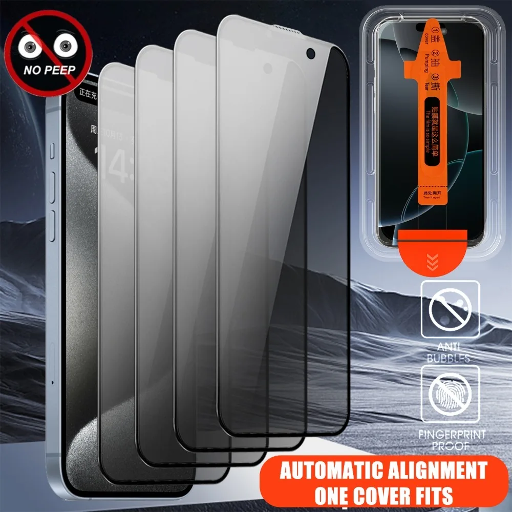 thumbnail image 2 of Removable & Reusable 2-Way Privacy Screen For IPhone 16 Pro Max Portrait Tint 2 of 13