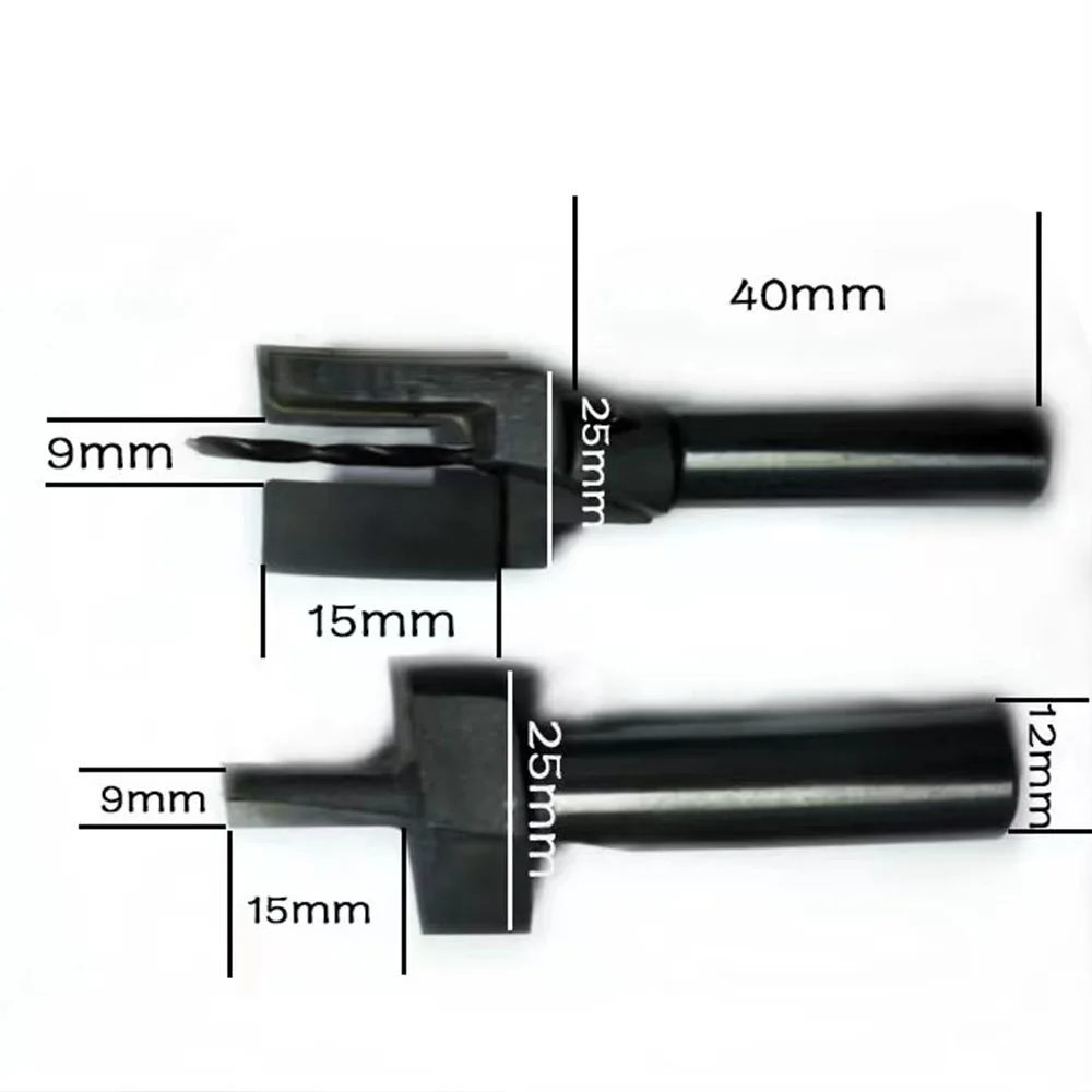 Alloy steel knife smoke pipe drill set 6.0 Tenon knife mortise knife 10mm 6mm 7mm 7.2mm 8mm 9mm 10.2mm
