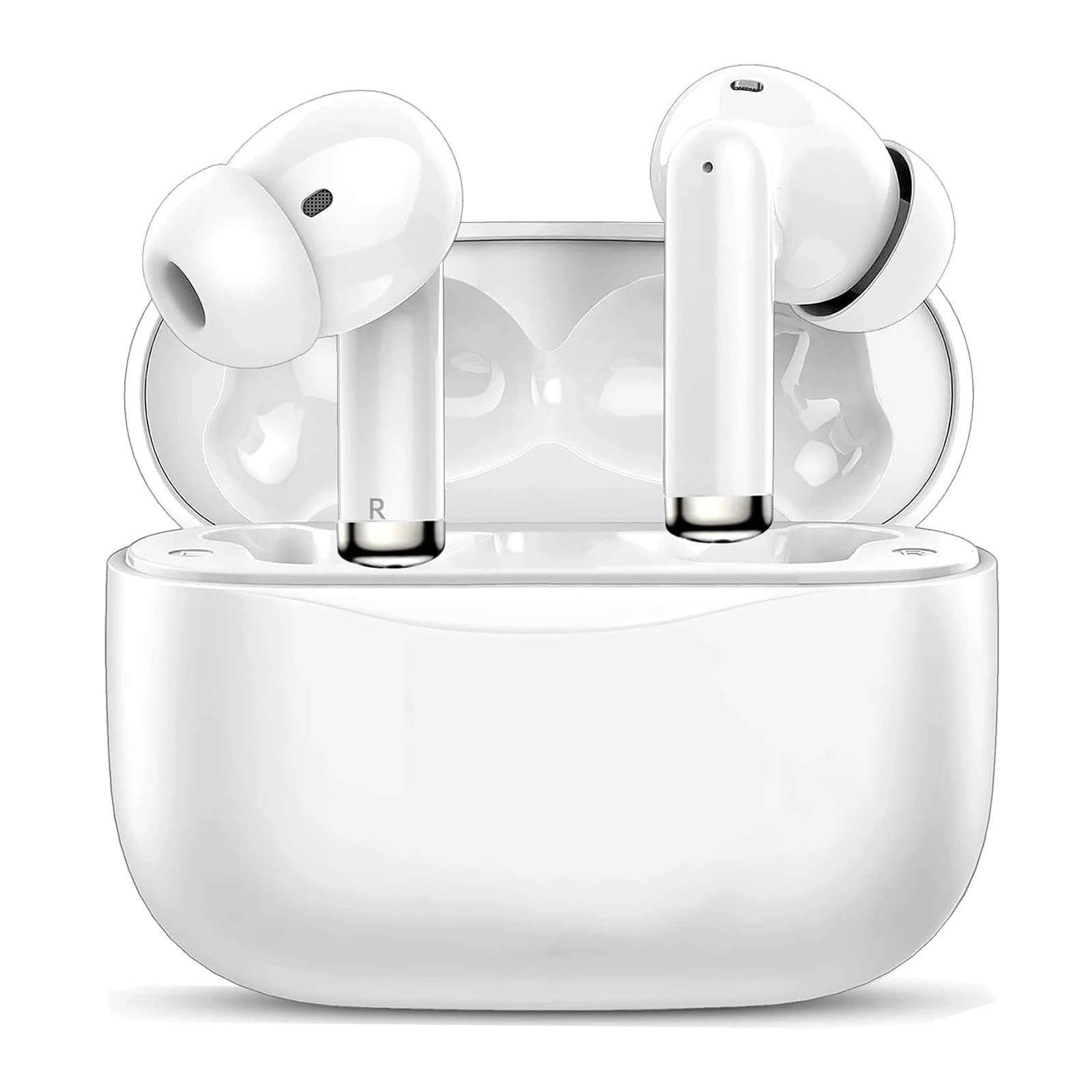 PRO 3 wireless Bluetooth earphones with heart rate monitoring, ANC noise cancelling microphone earbuds, stereo audio compatible