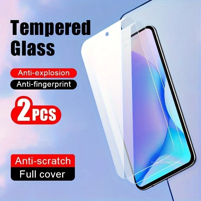 

2Pcs Screen Protector For Samsung Galaxy A02 A12 A22 Tempered Glass For Samsung A22 A32 A42 A52 A72 A03 A13 A23 A14 A34 A54 5G