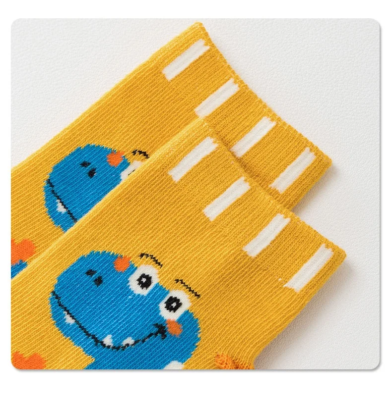 5 Paare/los Herbst Kinder Baumwolle Socken Mädchen Junge Baby Kinder Niedlichen Cartoon Warme Weiche Für Neue Frühling 1-12 jahre Teenager Student Socken – Detail 4