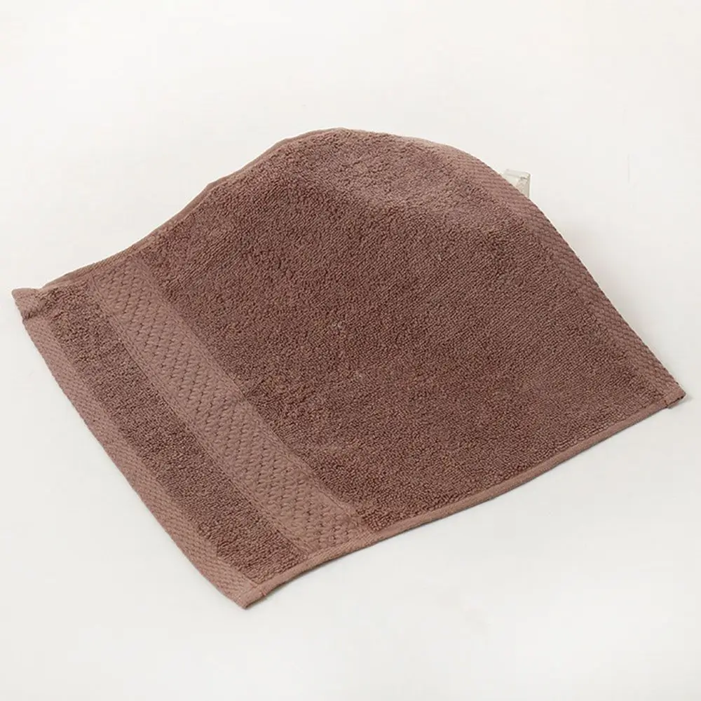 Cotton Antibacterial Absorbent Face Towel Square Scarf Dry Body Wash Cloths