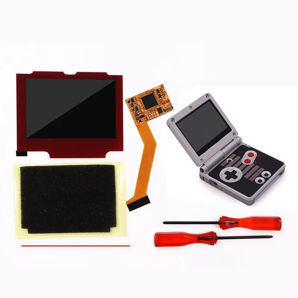 ゲームボーイアドバンス - GBAバックライトIPS液晶V2 ゲームボーイアドバンス 本体 IPS V7.1 バックライト液晶 搭載