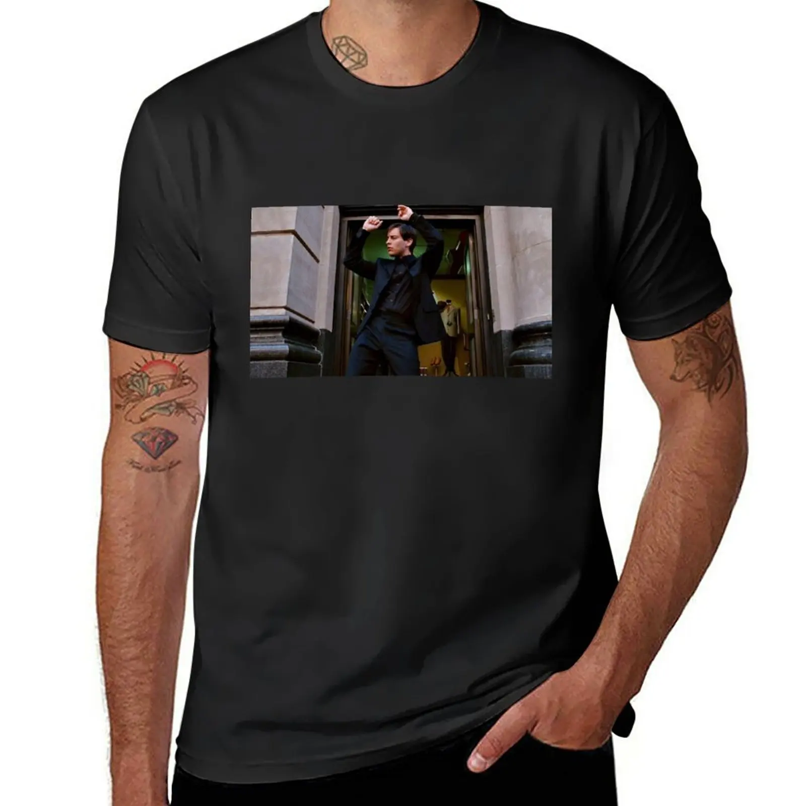 

New Emo Parker dancing T-Shirt Short t-shirt summer tops tops Men's clothing