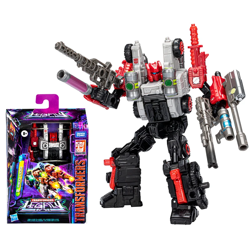 100OriginalTransformersToysGenerationsLegacyDeluxeRedCogActionFigureModelCollectible