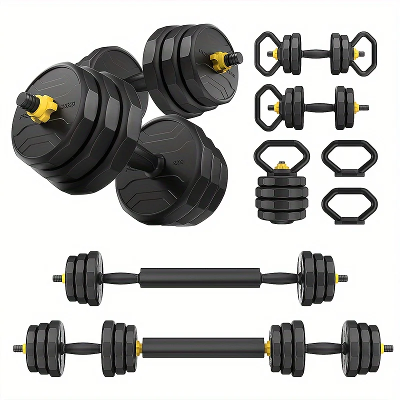 

1pc 40lbs/60lbs(18.14k/27.22kg) Adjustable Dumbbells, Suitable For Strength Training, Home Fitness, Arm Muscle Exercise Weight p
