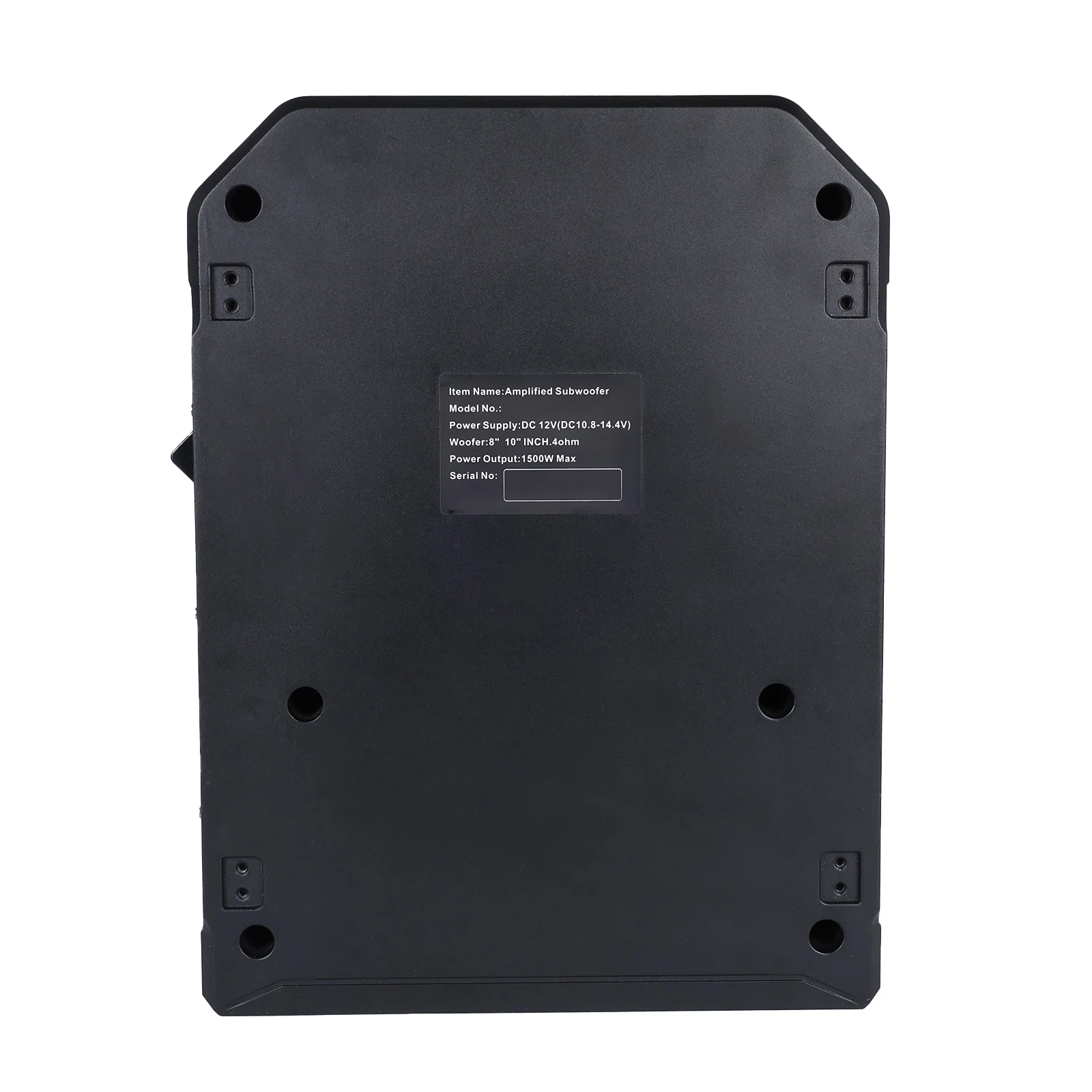 Podofo 10 Zoll Slim-Subwoofer für unter den Autositz, Auto-Audioverstärker, Audioprozessor, Musikplayer, Bass-Audiobox-Lautsprecher für Vans und Jeeps – Detail 15