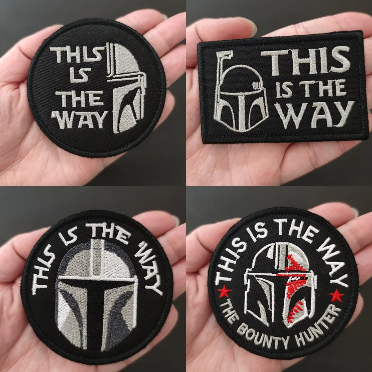 1 PC Star Wars Velcro patch Mandalorian cloth stickers patches For Clothing Embroidery Patches DIY Garment Decoration Clothes | Игрушки и