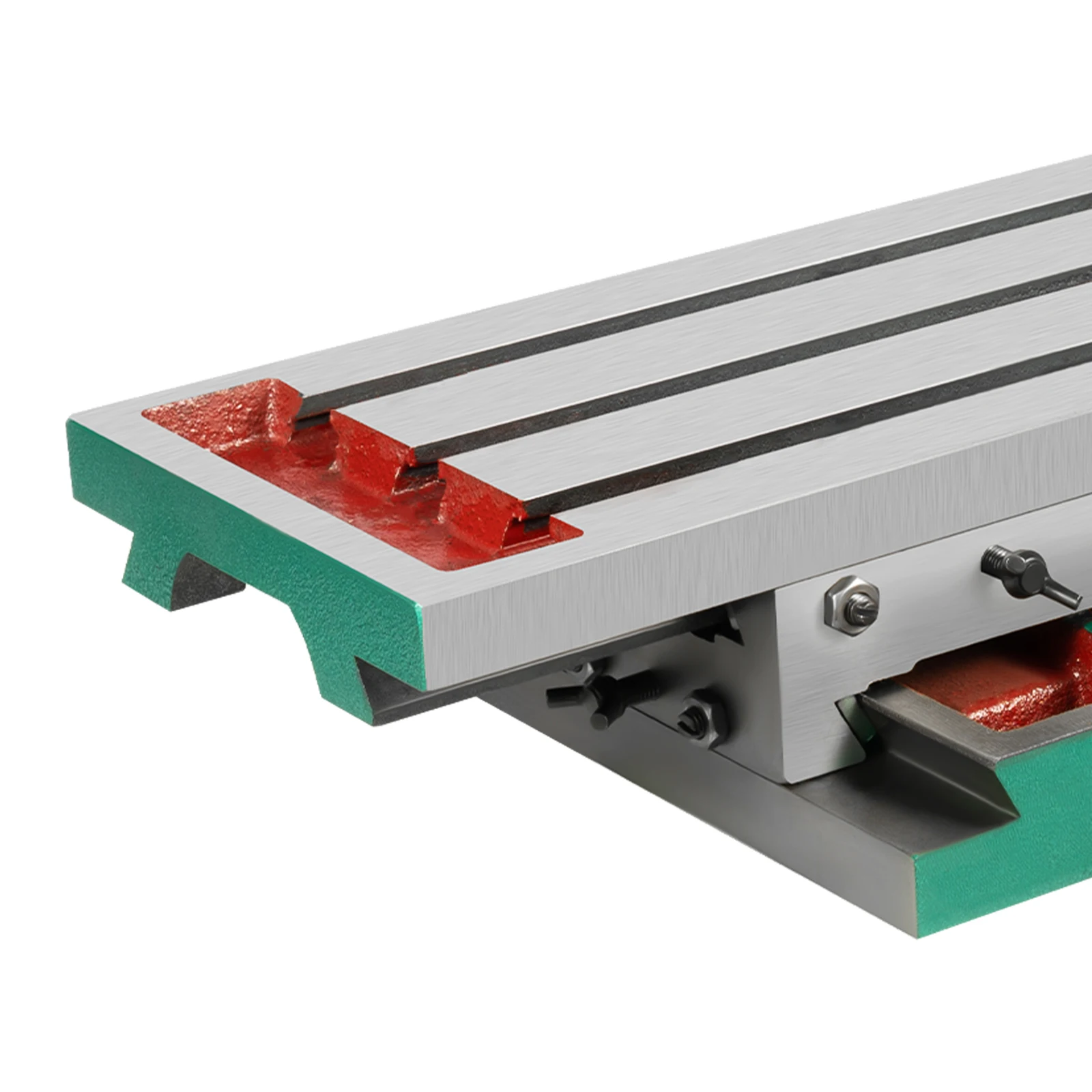22,63 x 13,18 Zoll Fräsmaschinen-Arbeitstisch, Fräs-XY-Tisch, Fräsmaschinentisch zum Bohren, Gewindeschneiden, Fräsen von Rillen usw – Detail 17