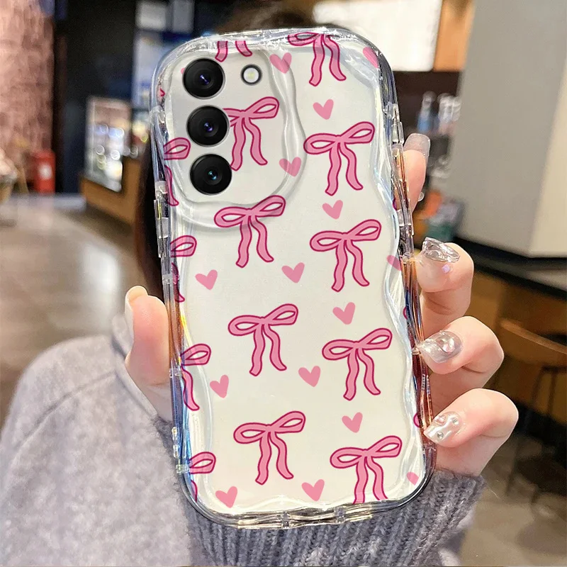 Chic Pink Bow Phone Case – Elegant and Stylish Protection Cover