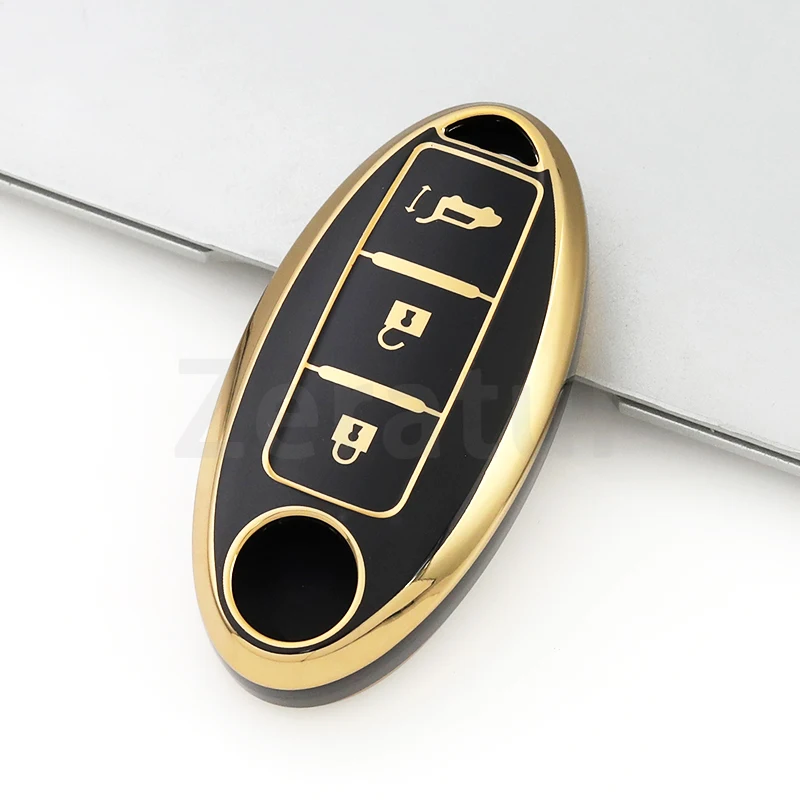 Shell Fob Car Remote Key Cover Case For Nissan Qashqai Juke J10 J11 X-Trail T32 T31 Kicks Tiida Pathfinder Note For Infinite TPU key case car key shell key cover fob cover key fob replacement