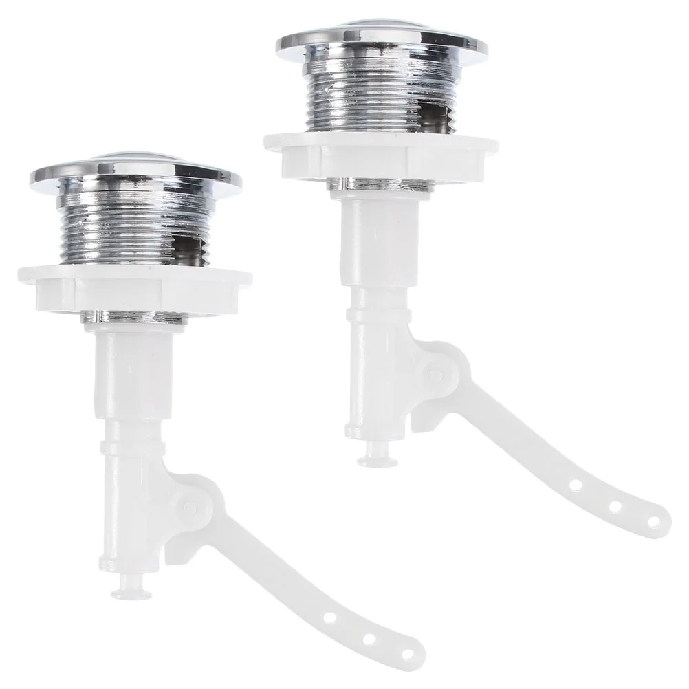 

Toilet Water Tank Push Buttons Sturdy Push Button Rod Closestool Tank