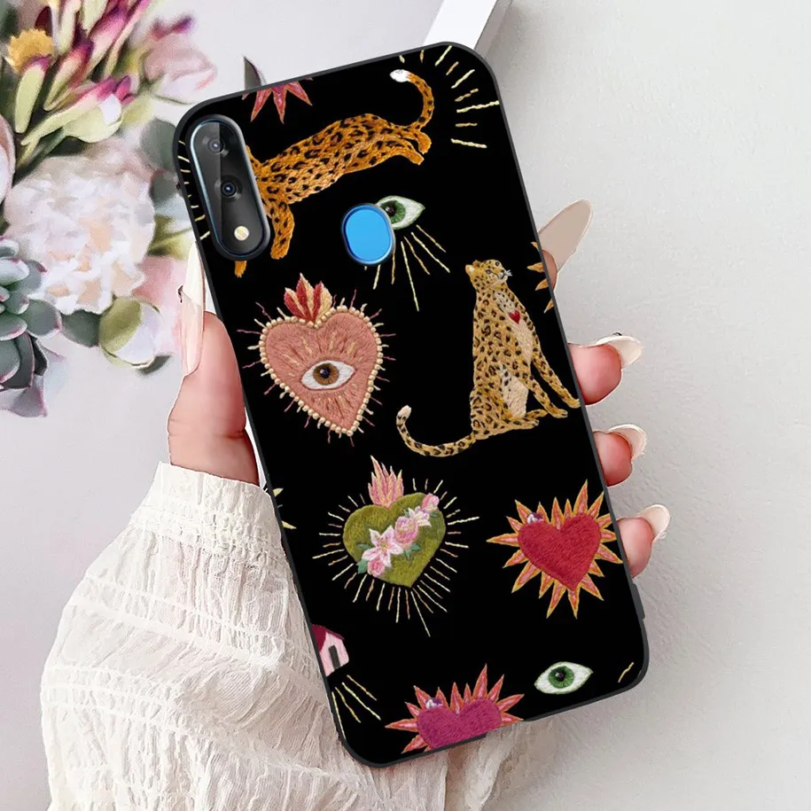 Cute Cool Spider Tiger Marble Soft Silicone Shockproof Phone Case Cover