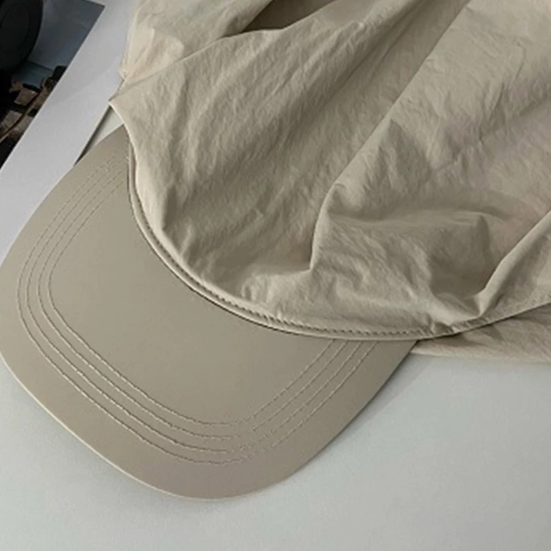 Erwachsene Bandana Baseball mütze Frühling Sommer Casual Sport mütze für Frau Männer Outdoor Visier Hut mit Kopftuch einstellen – Detail 18