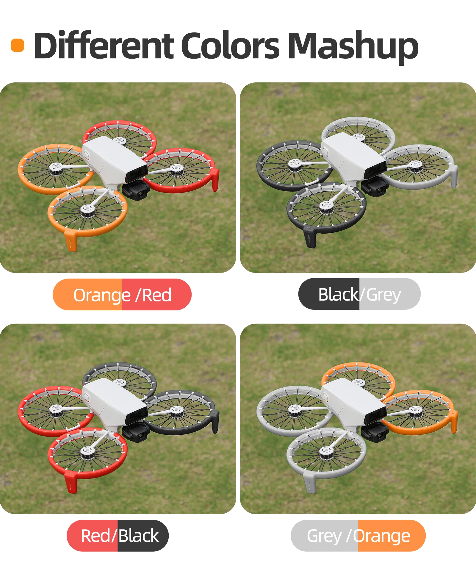 Propeller Guard Flip Protector Bumper Rings Quick Release Anti-drop Full Surround Cover For DJI Flip Drone Accessories drone accessories
