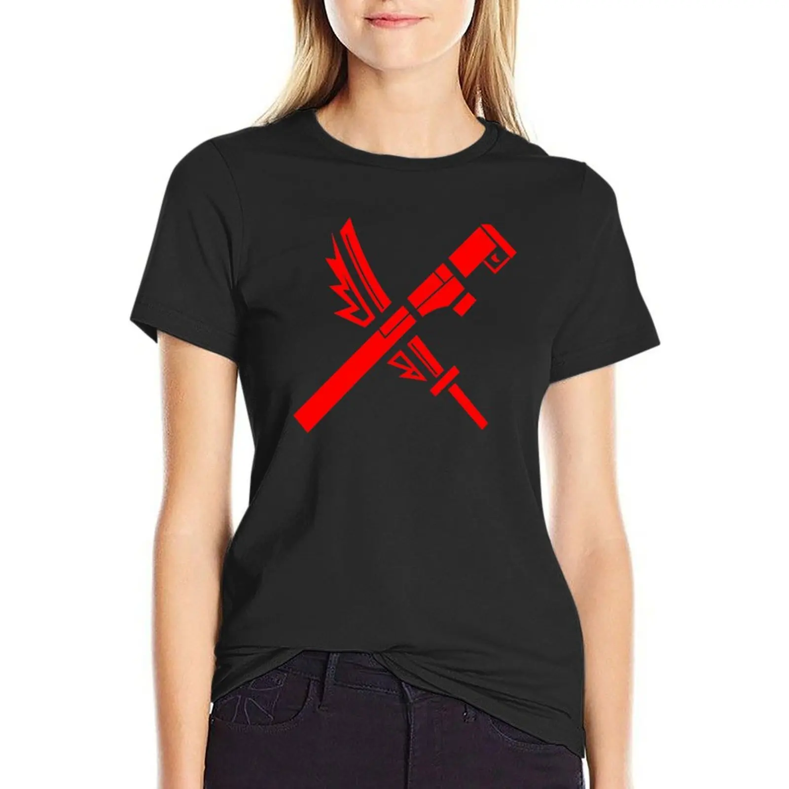 

MGR Jetstream Sam Logo T-shirt lady clothes graphics Blouse white t-shirts for Women
