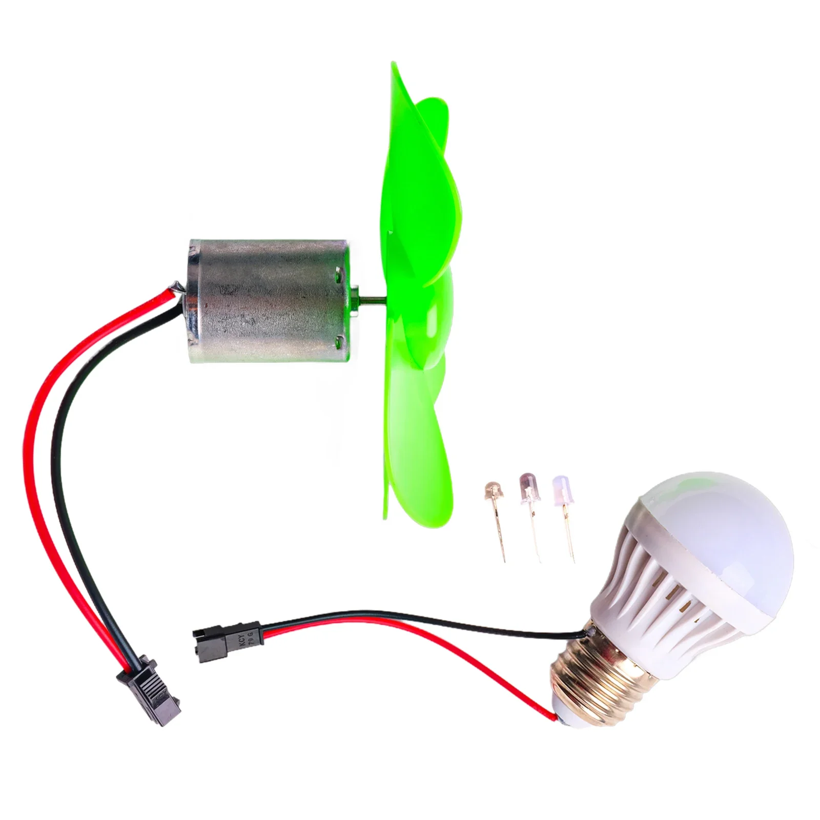Blades Mini Wind Turbine Motor ABS Metal Features High Reliability Package Contents Experiment Package Contents