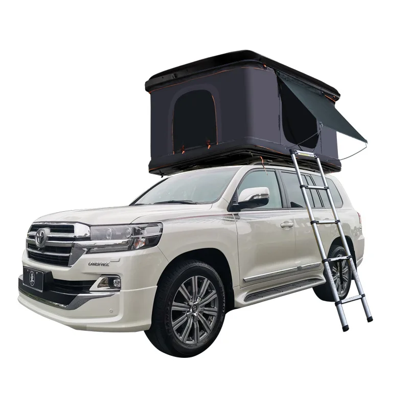 Factory Direct Selling Folding Car Two person Self driving Tour Ceiling Outdoor Hard shell Roof Tent