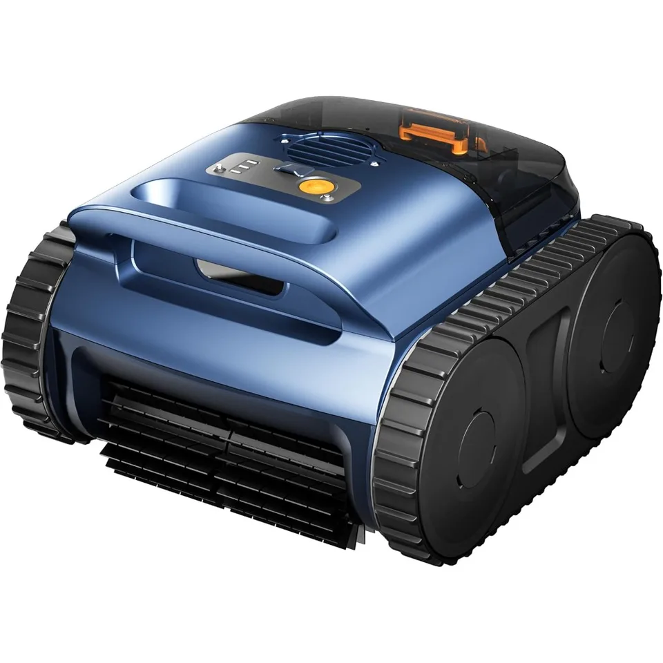 Cordless Robotic Pool Vacuum Cleaner with Sonar Navigation
