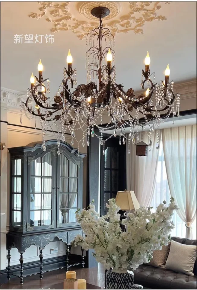 アメリカンカントリーレトロなリビングルーム、ダイニングルーム