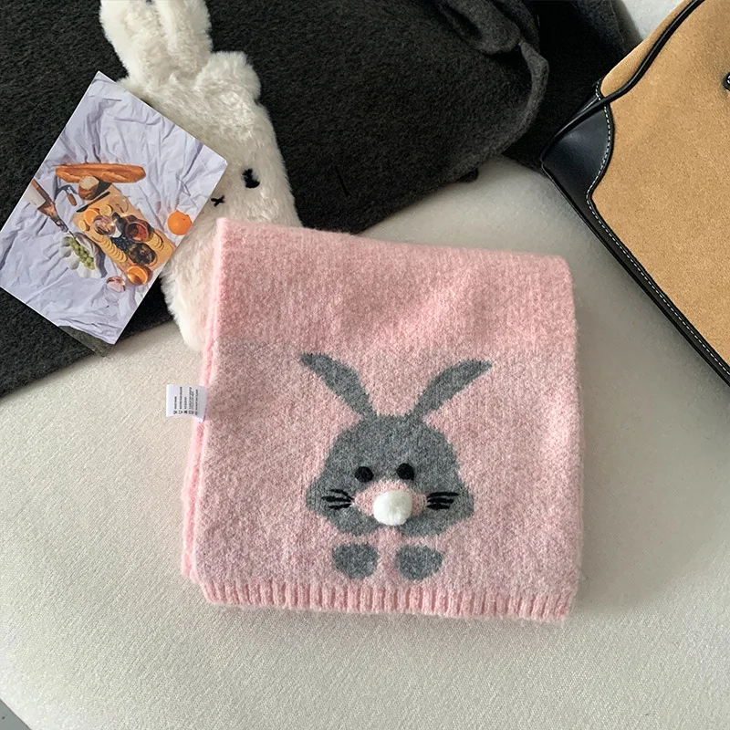Pink Bunny scarf