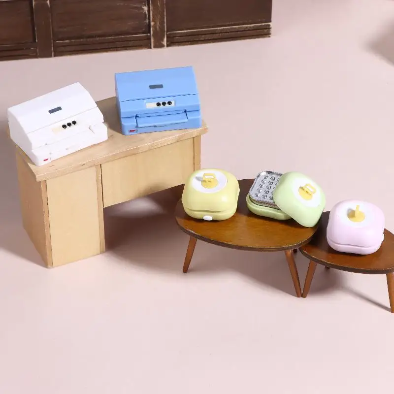 Dollhouse Miniature Kitchenware Dining Table Food Model and Kitchen Decoration Accessories description 16