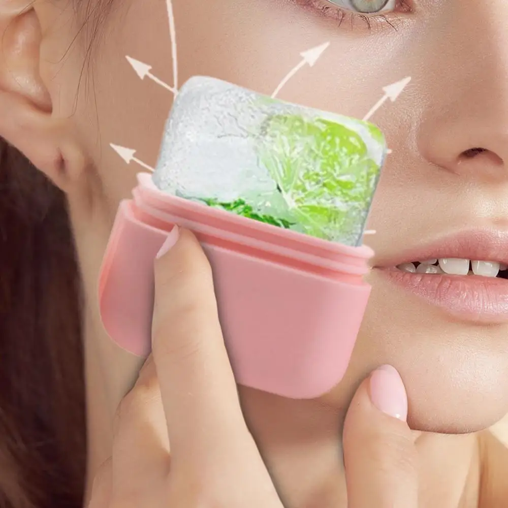 Facial Ice Roller - Leak-Proof, Reusable & Massage Grid