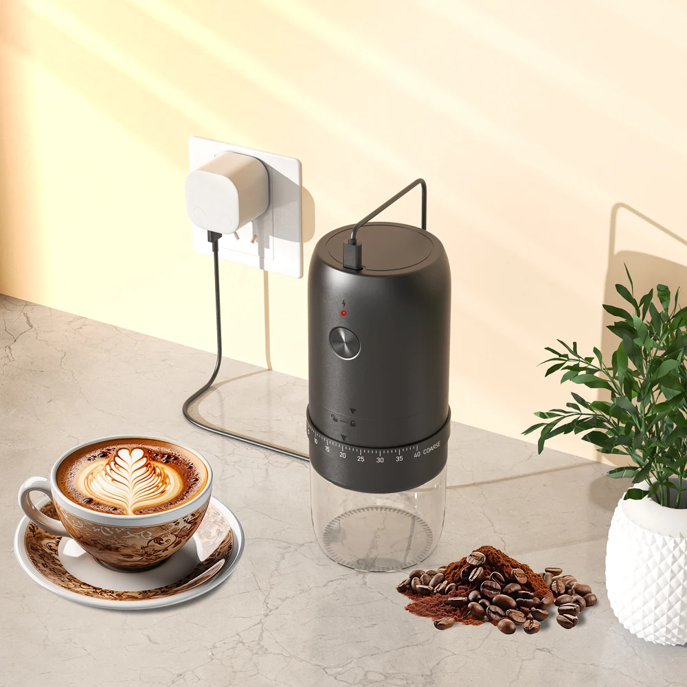 Wireless Coffee Grinder 40 adjustable grinding Settings Portable Electric for Espresso French press