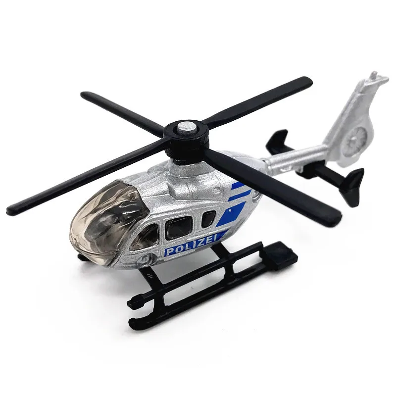 

1PCS Children's Helicopter Toy Alloy Police Aircraft Military Model Ornaments Boy Toy Taxi Simulation Helicopter Christmas Gift