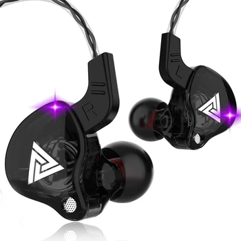Originale QKZ AK6 In Ear Auricolare 6 Unità Driver Dinamica Cuffie Con Microfono Stereo Sport HIFI Subwoofer Auricolare Monitor Auricolari 1