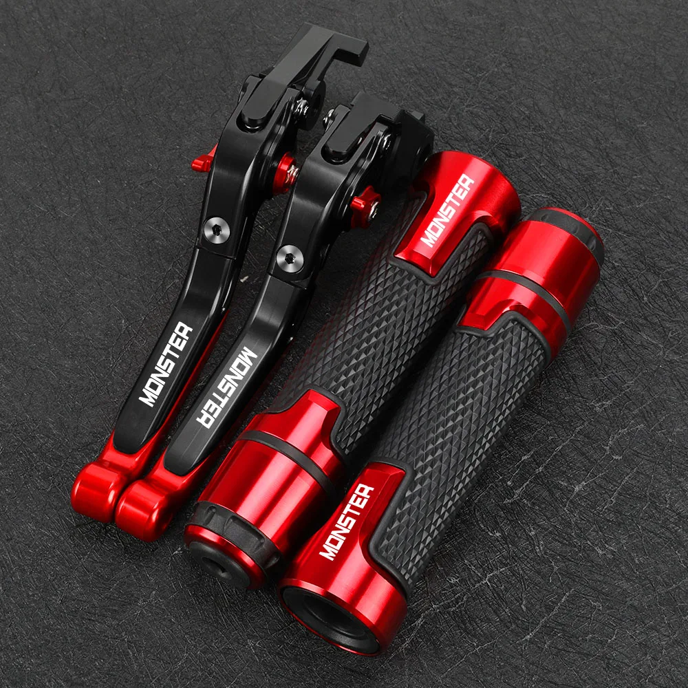 

For DUCATI MONSTER 950 Monster 937 2021 2022 2023 Motorcycle Adjustable Extendable Brake Clutch Levers Handlebar Grip Ends
