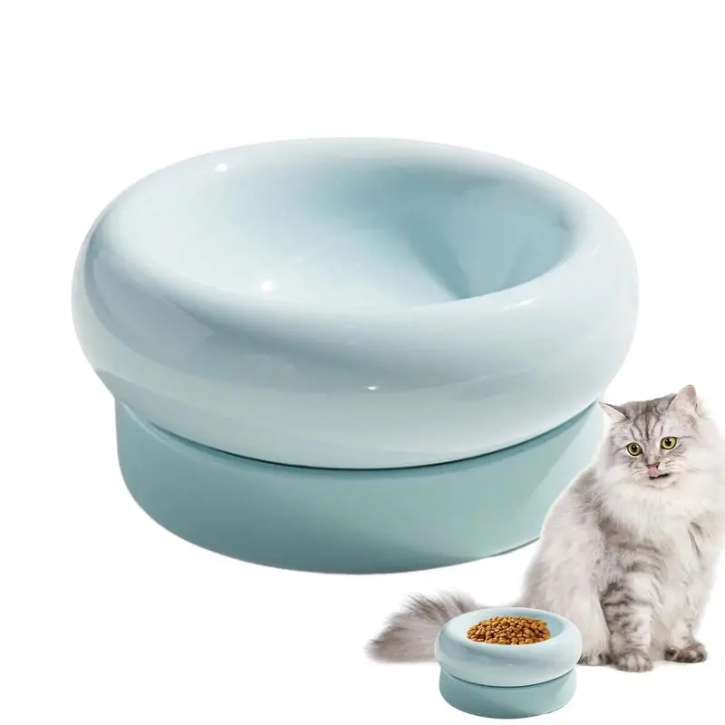 

Ceramic Cat Bowls Puppy Feeder Cat Bowl Ceramic Cat Water Bowl Pet Accessories Kitten Food Container For Feeding & Watering